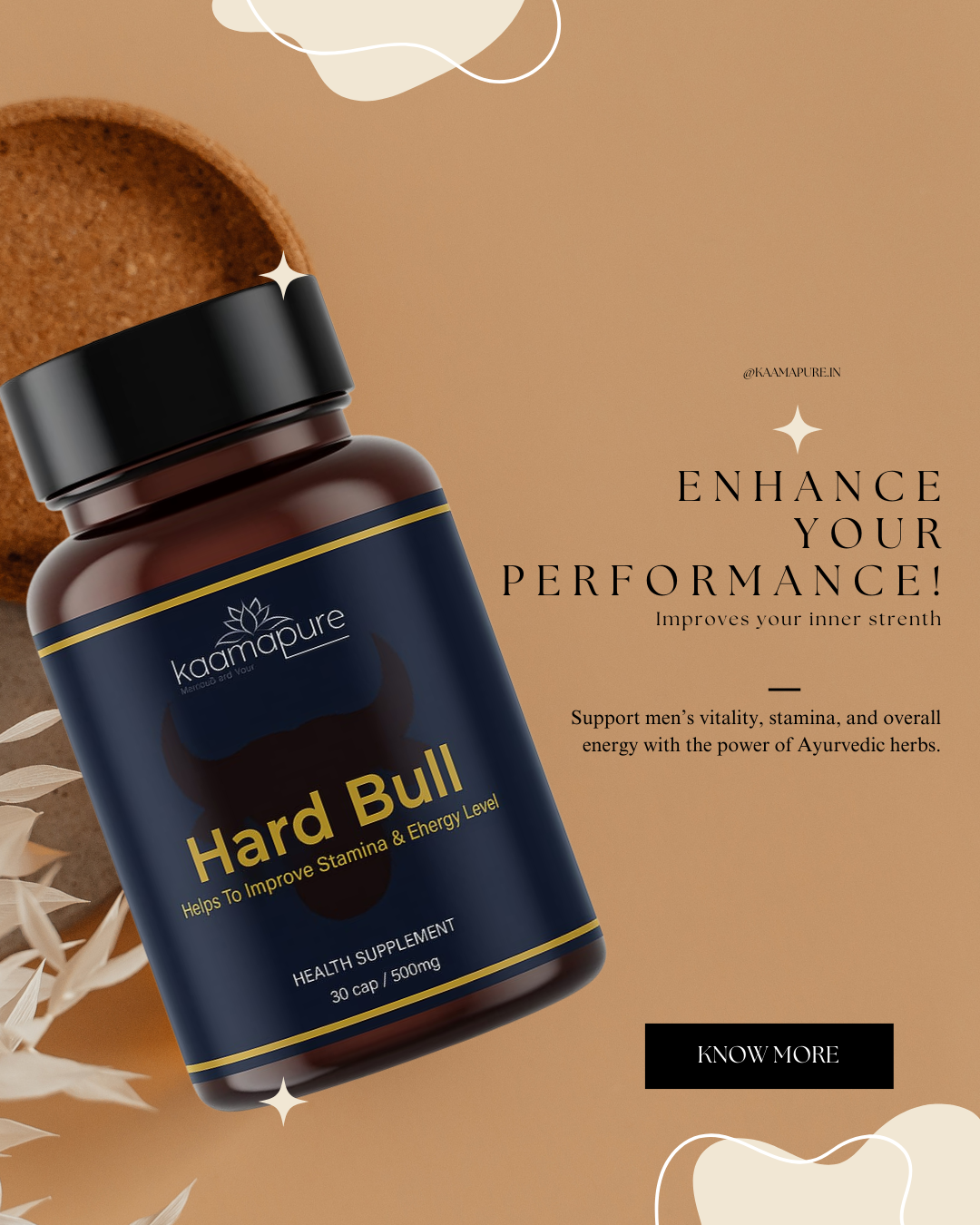kaamapure hard bull – ayurvedic health supplement (30 caps / 500mg) kaamapure hard bull – ayurvedic health supplement (30 caps / 500mg)