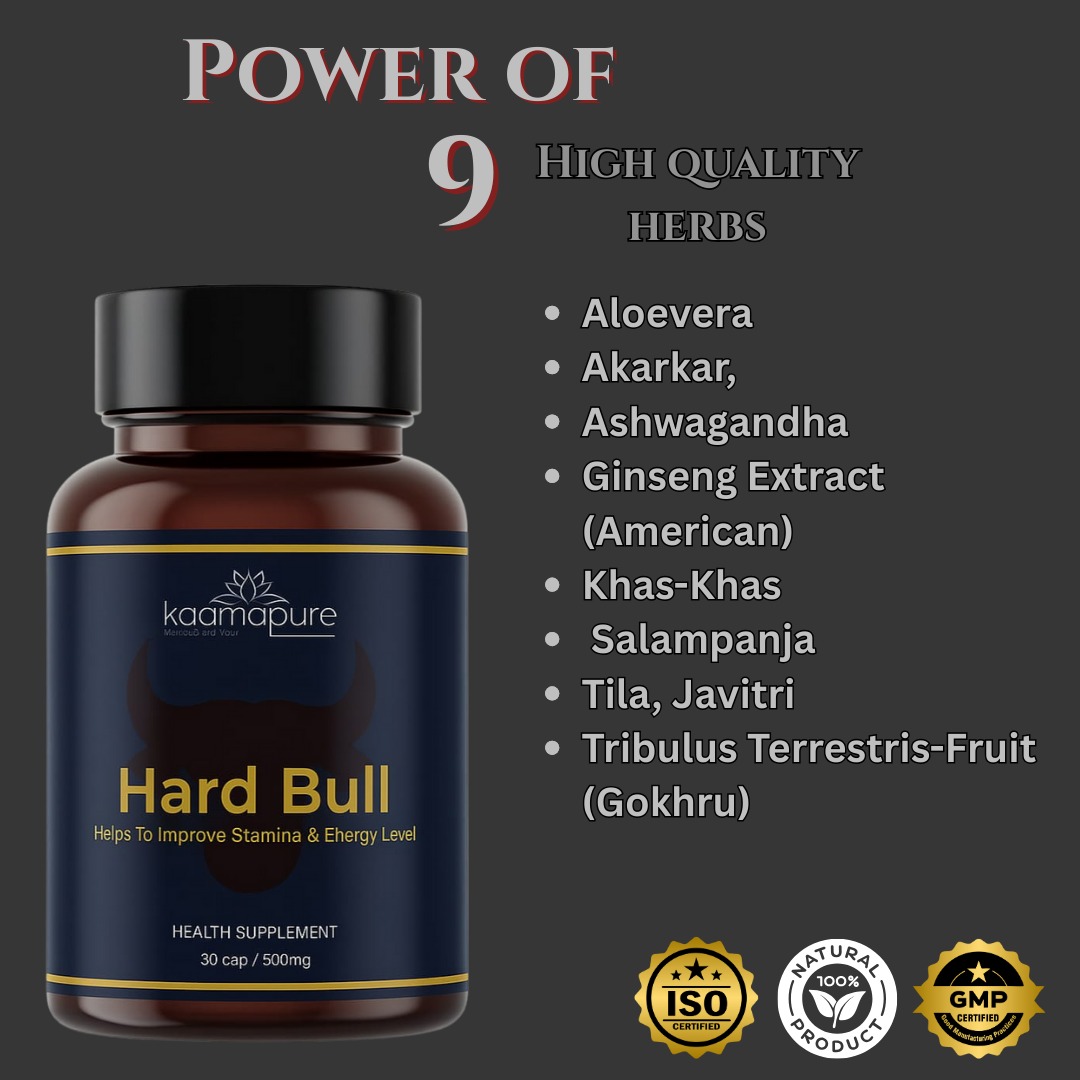 kaamapure hard bull – ayurvedic health supplement (30 caps / 500mg) kaamapure hard bull – ayurvedic health supplement (30 caps / 500mg)