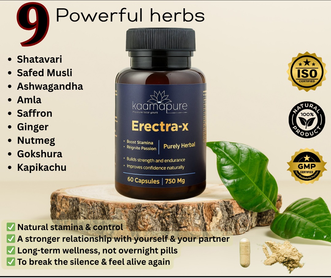 kaamapure erectra x – herbal wellness capsules (30 caps | 750 mg) kaamapure erectra x – herbal wellness capsules (30 caps | 750 mg)